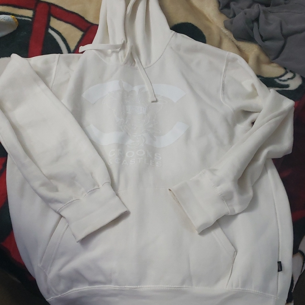 Crooks & Castles White Hoodie